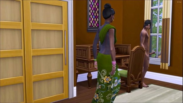 Indian Step Mom Catches Her Virgin Step Son Masturbating Watching A Porn Movie And Decided To Help Him To See What It'S Like To Have Sex With A Real Woman For The First Time
